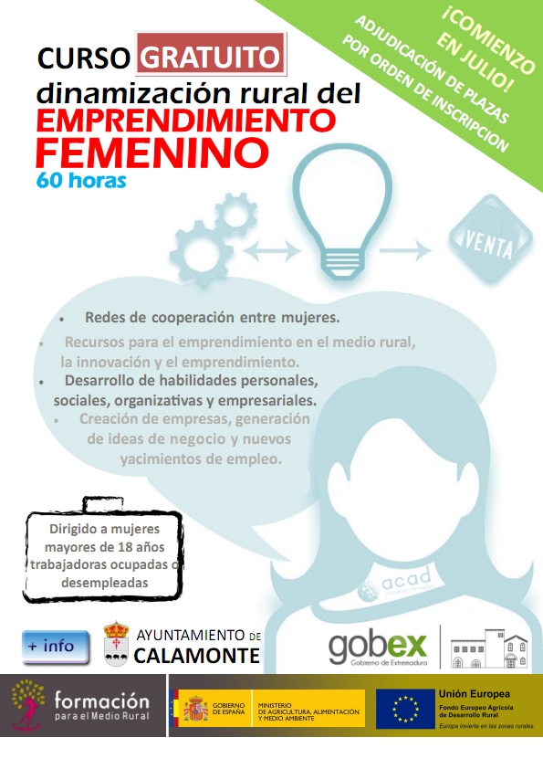 Emprendimiento femenino 2015 - Calamonte (Badajoz)