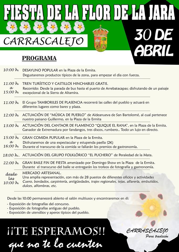 Fiesta de la Flor de la Jara 2016 - Carrascalejo