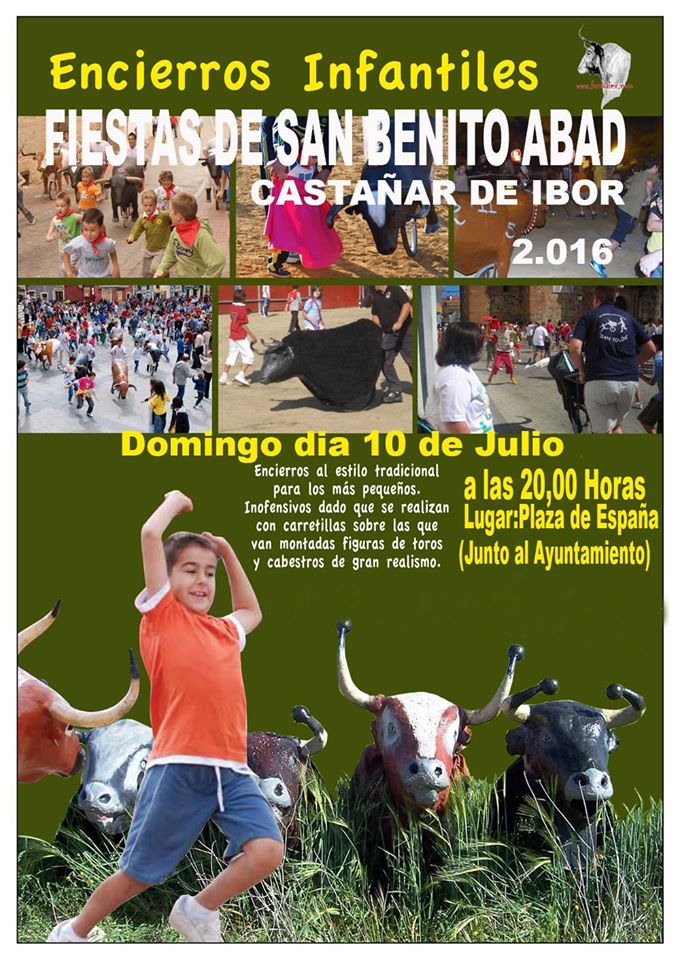 Encierros infantiles 2016 - Castañar de Ibor (Cáceres)