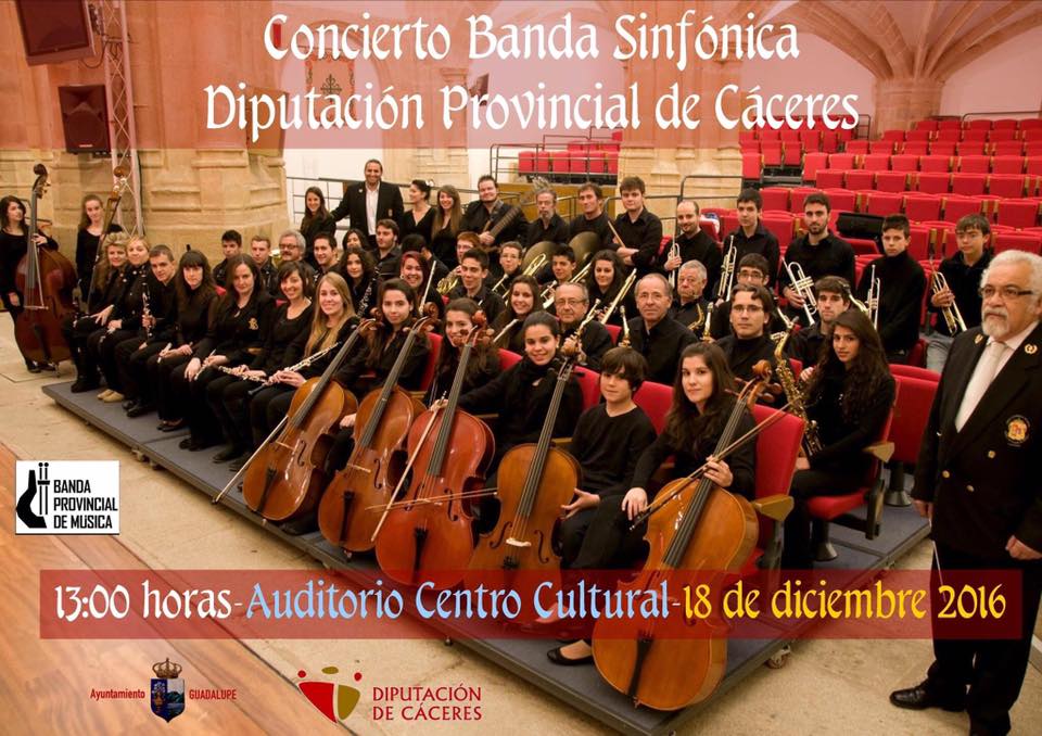 Concierto de la Banda Sinfónica de la Diputación Provincial de Cáceres (2016) - Guadalupe (Cáceres)