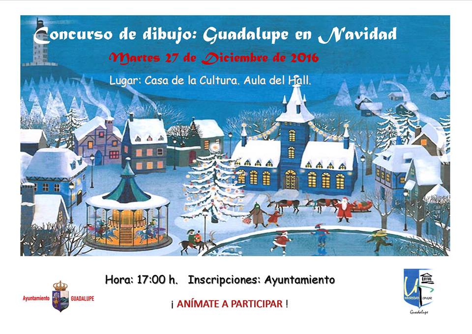 Concurso de dibujo de Navidad 2016 - Guadalupe (Cáceres)