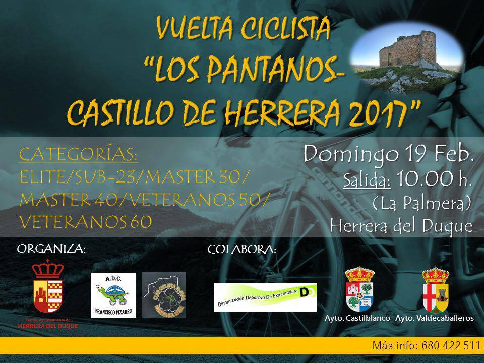 Vuelta ciclista Los Pantanos 2017 - Herrera del Duque (Badajoz)