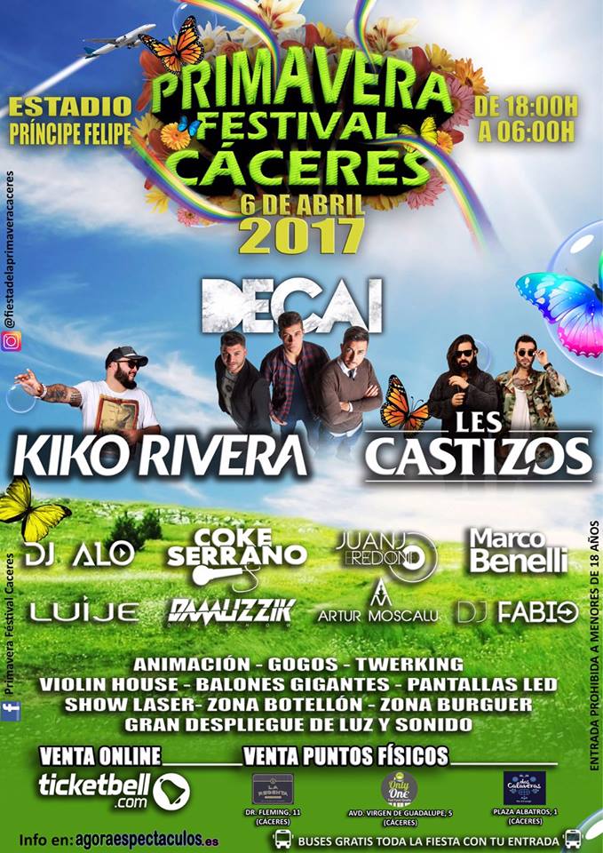 Primavera Festival 2017 - Cáceres