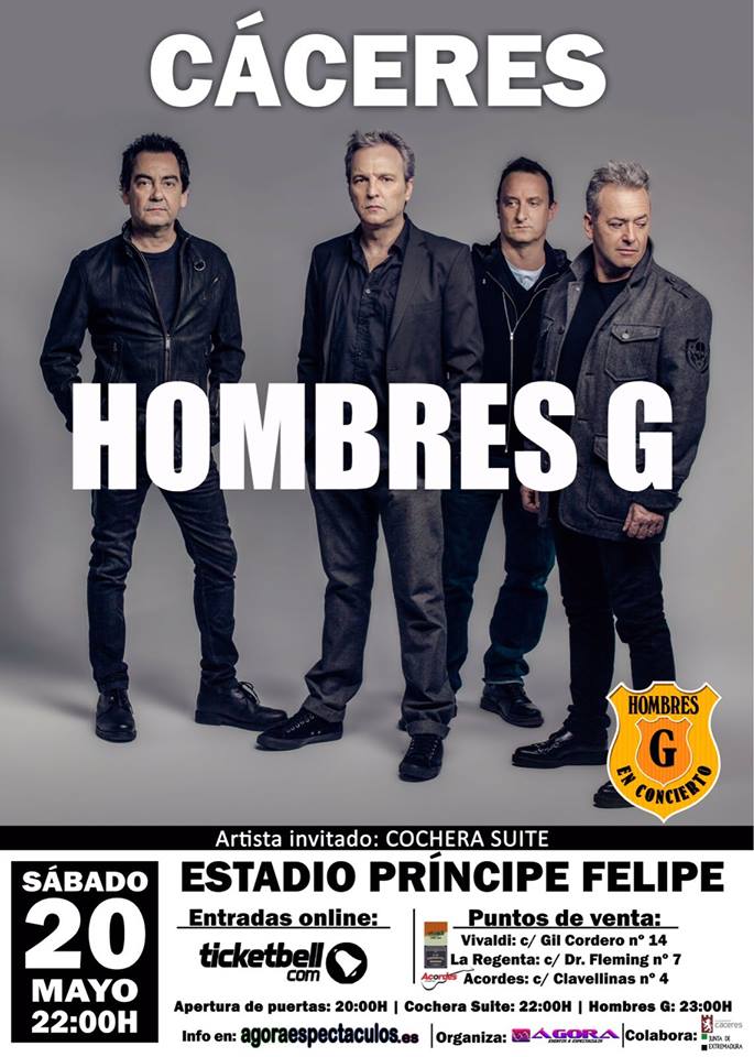 Concierto de Hombres G 2017 - Cáceres