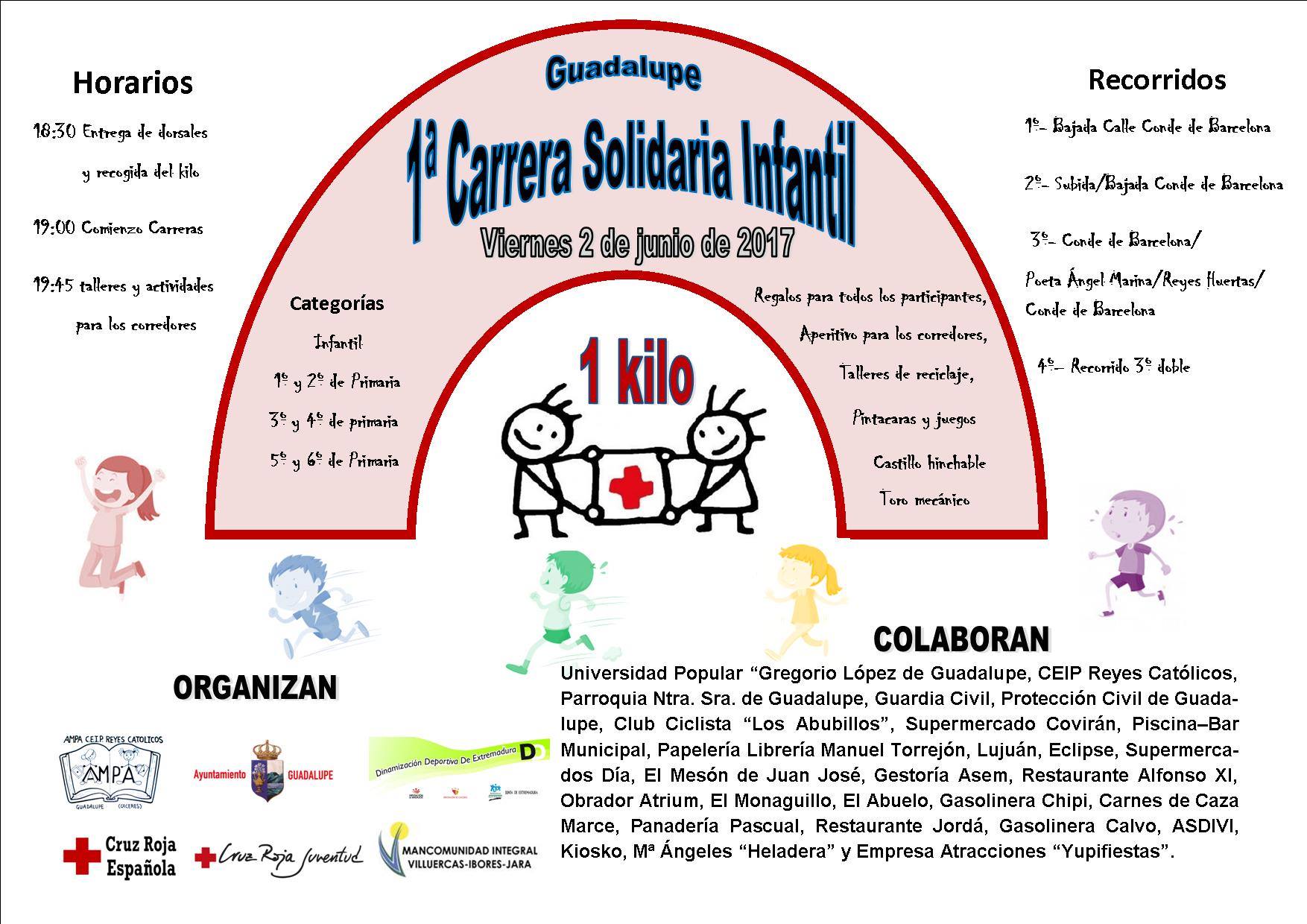 I Carrera solidaria infantil - Guadalupe