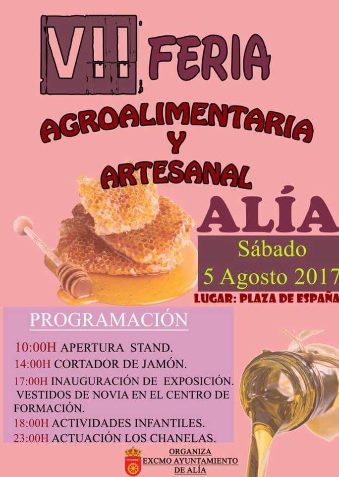 VII Feria agroalimentaria y artesanal - Alía (Cáceres)