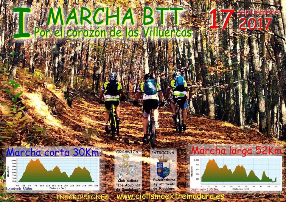 I marcha BTT Por el corazón de Las Villuercas - Guadalupe (Cáceres)