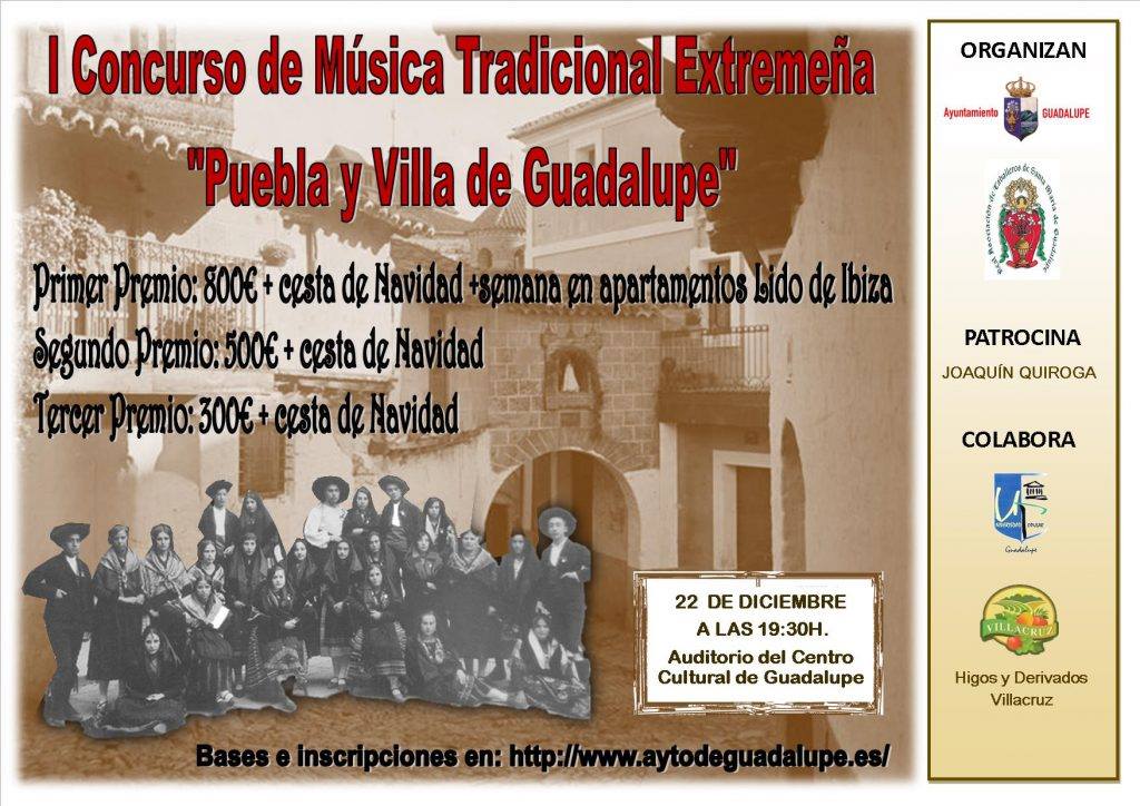 I concurso de música tradicional extremeña - Guadalupe (Cáceres)