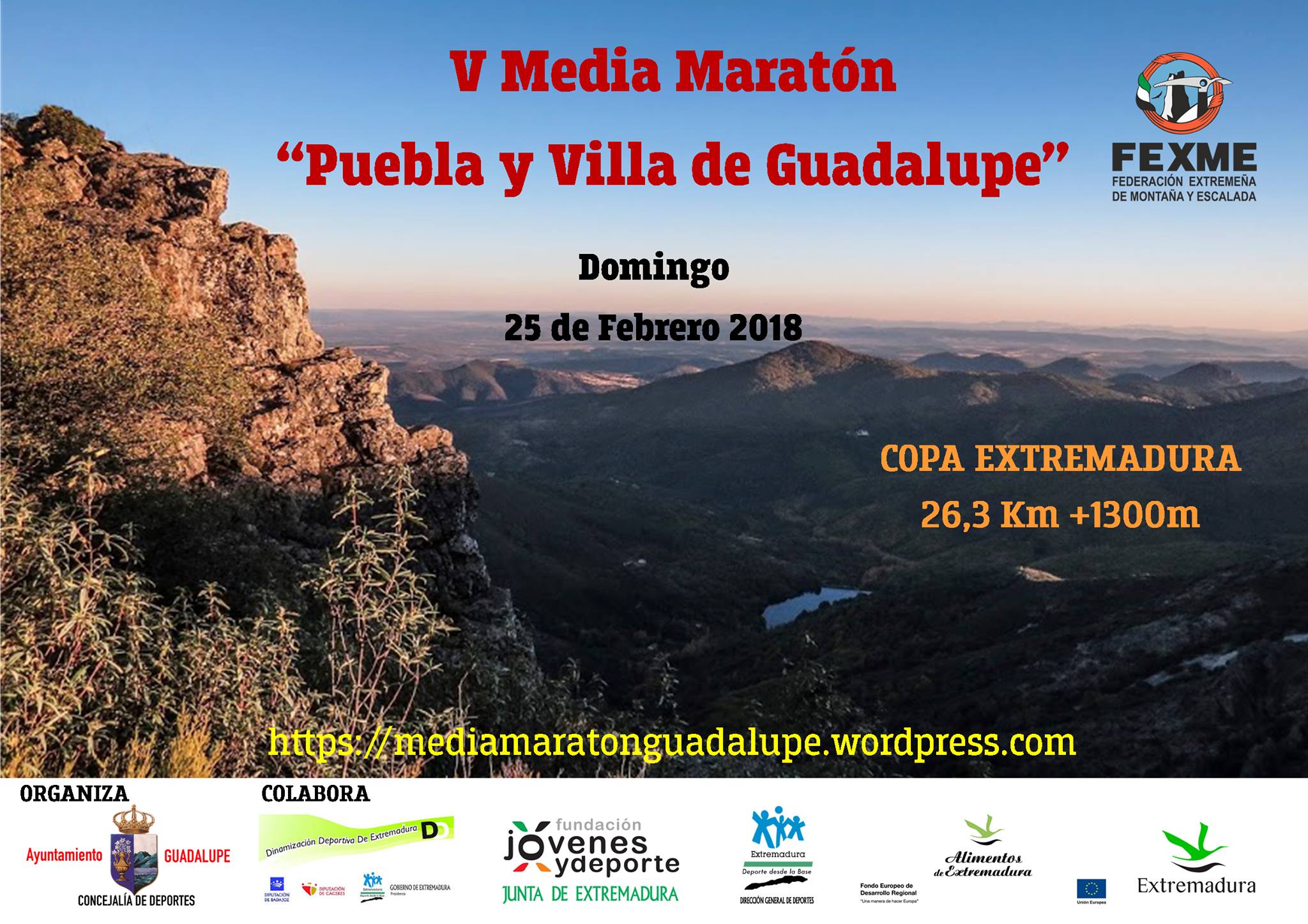 Evento: V Media Maratón por Montaña - Guadalupe