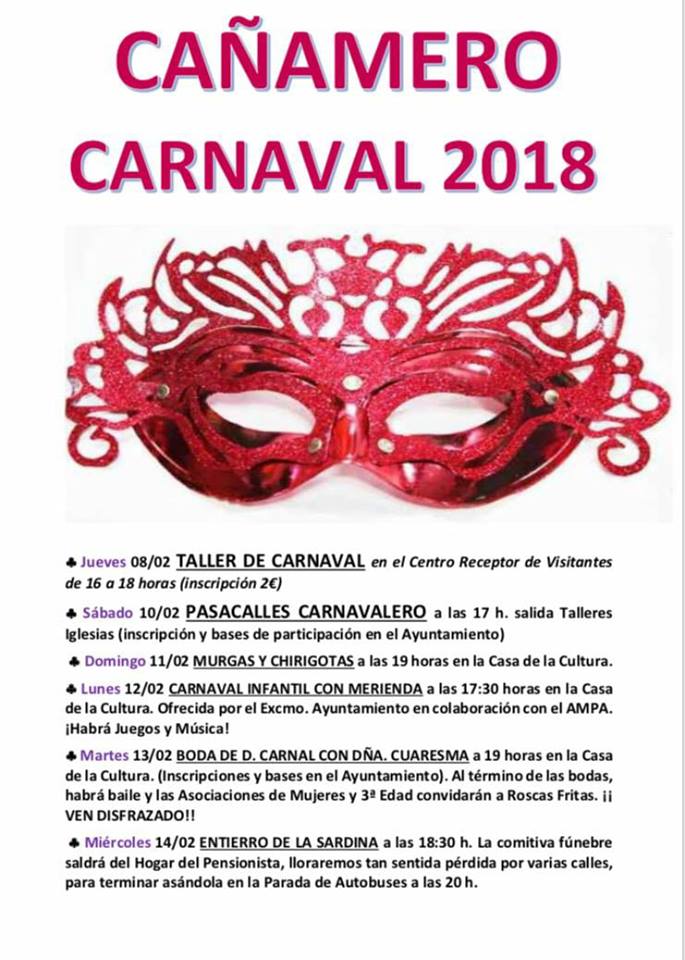 Carnaval 2018 - Cañamero (Cáceres)