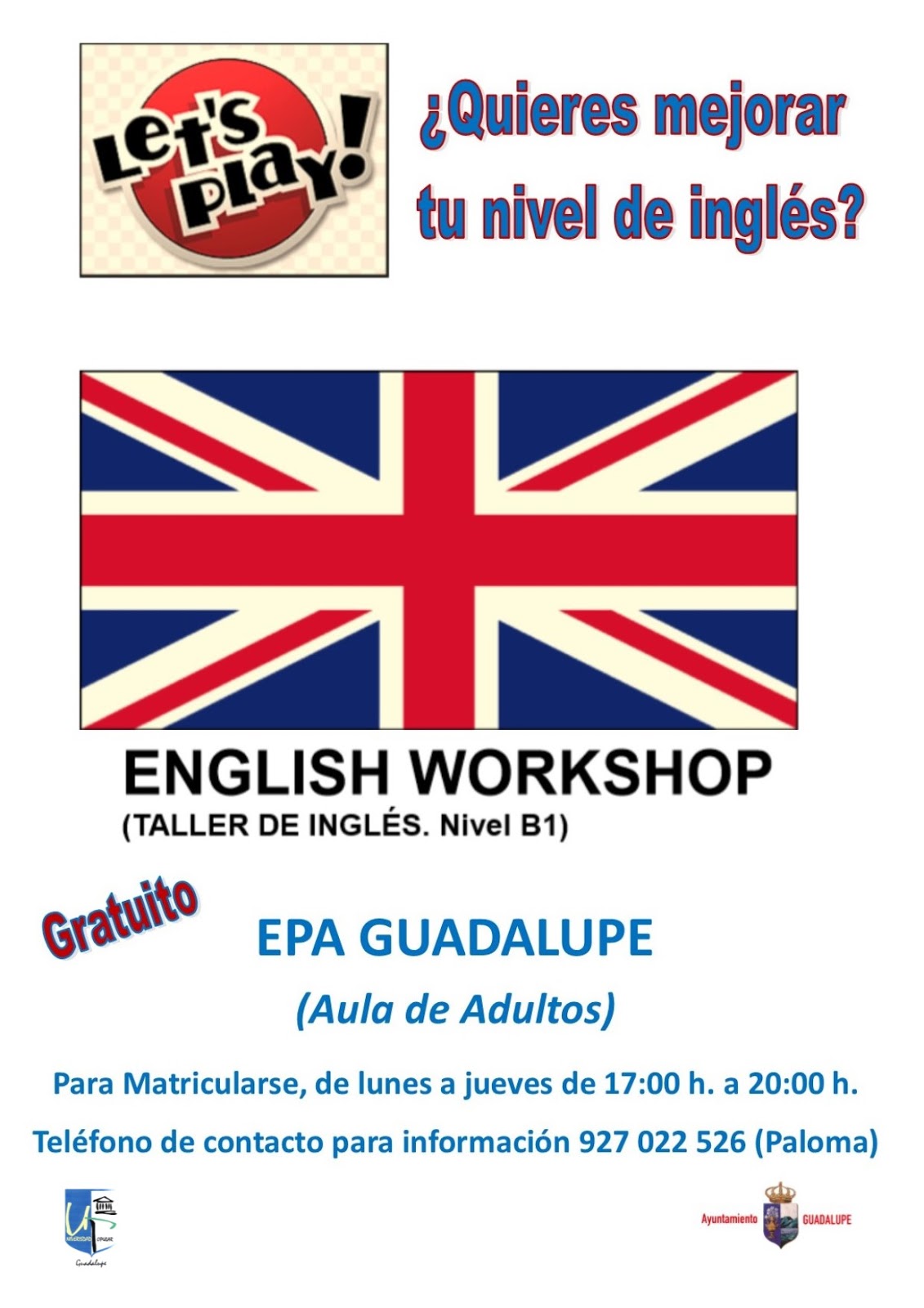 Inglés B1 2018 - Guadalupe