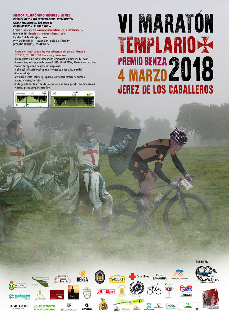 VI Maratón templario - Jerez de los Caballeros (Badajoz)