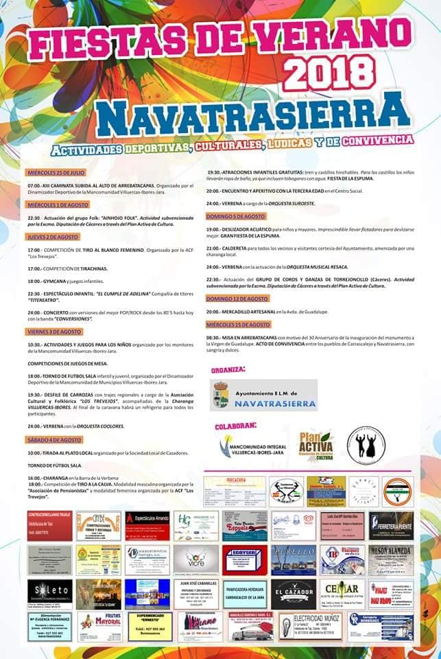Fiestas de verano 2018 - Navatrasierra (Cáceres) 2