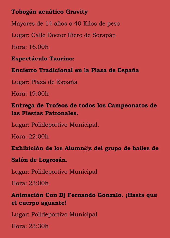 Fiestas patronales 2018 - Logrosán 11