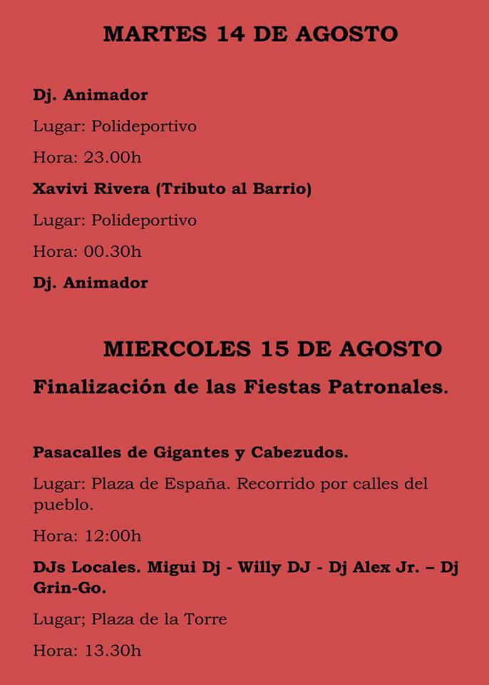 Fiestas patronales 2018 - Logrosán 12