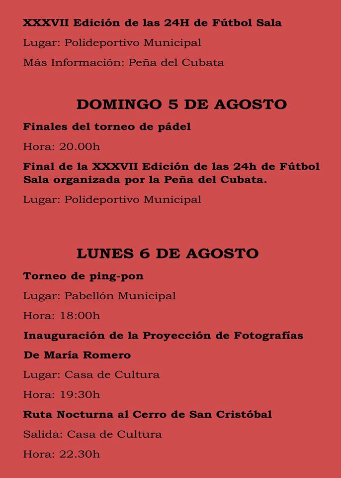Fiestas patronales 2018 - Logrosán 4