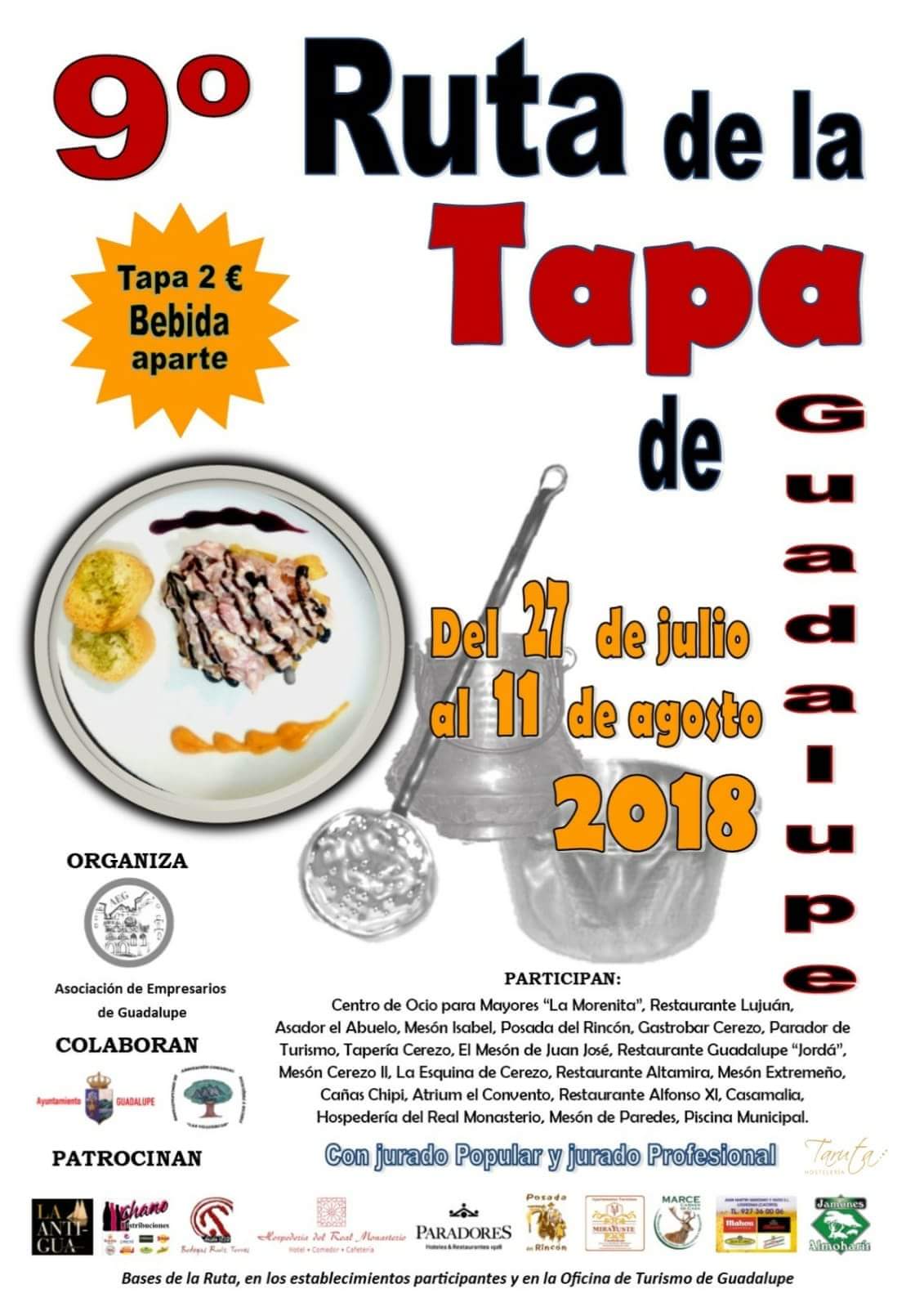 IX Ruta de la tapa - Guadalupe