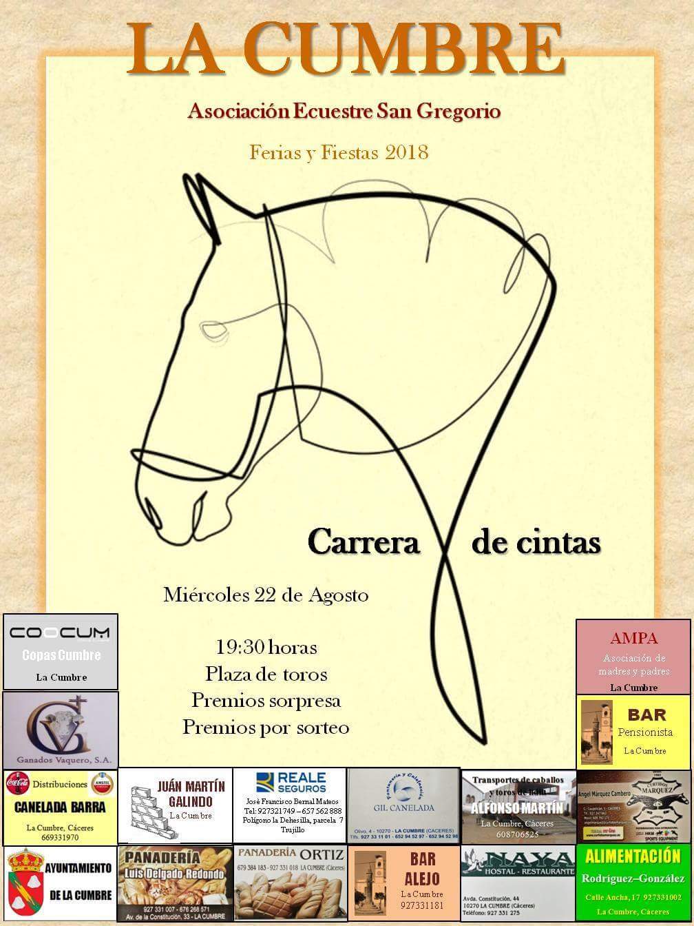 Carrera de cintas 2018 - La Cumbre (Cáceres)