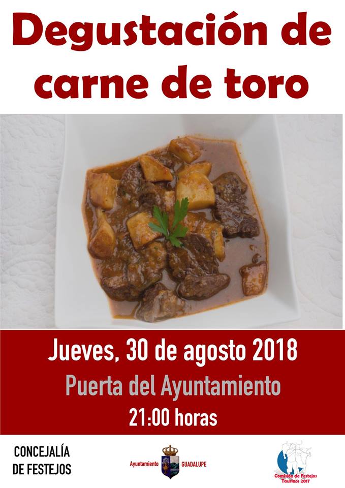 Degustación de carne de toro 2018 - Guadalupe (Cáceres)