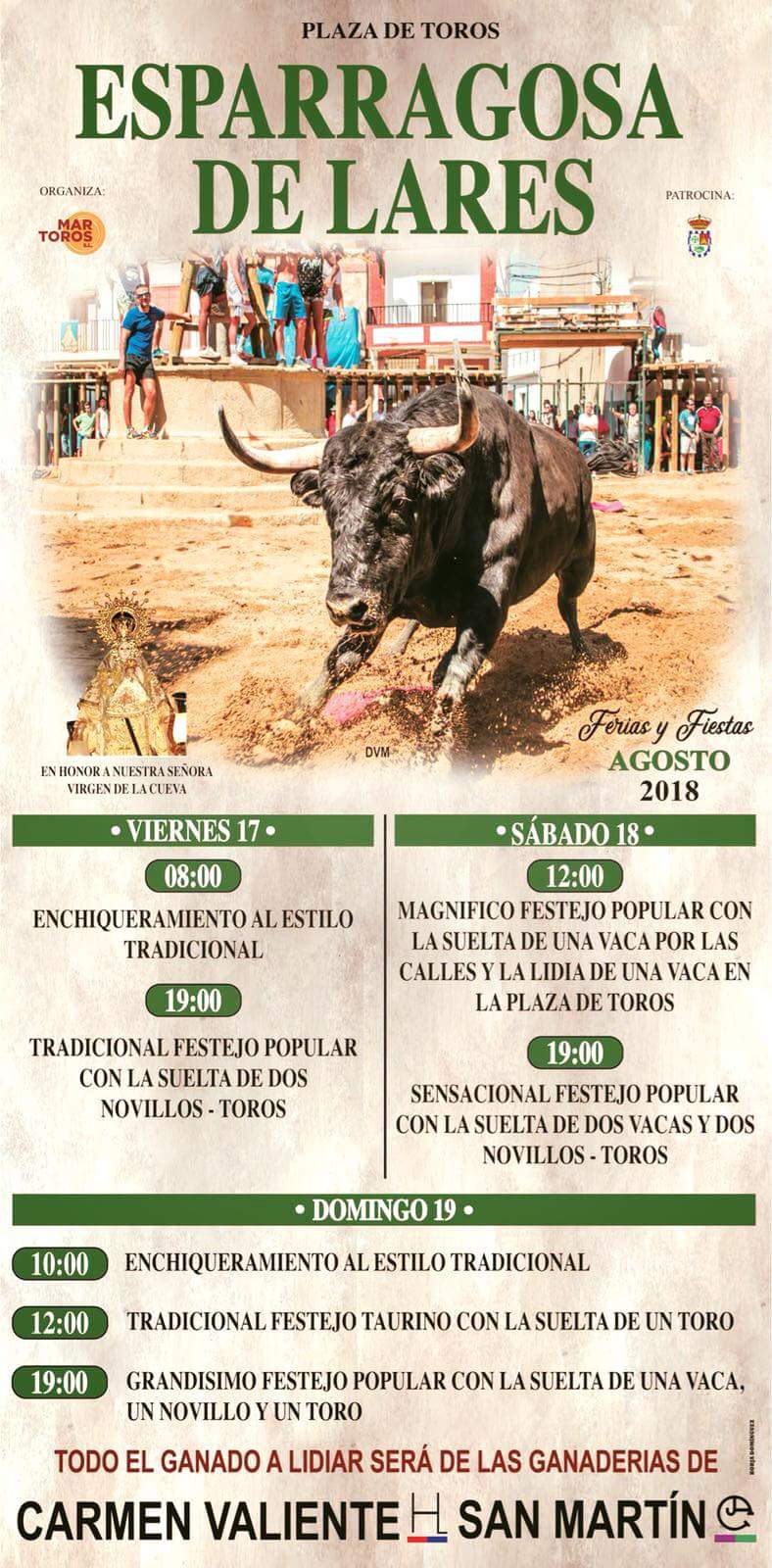 Ferias y fiestas 2018 - Esparragosa de Lares