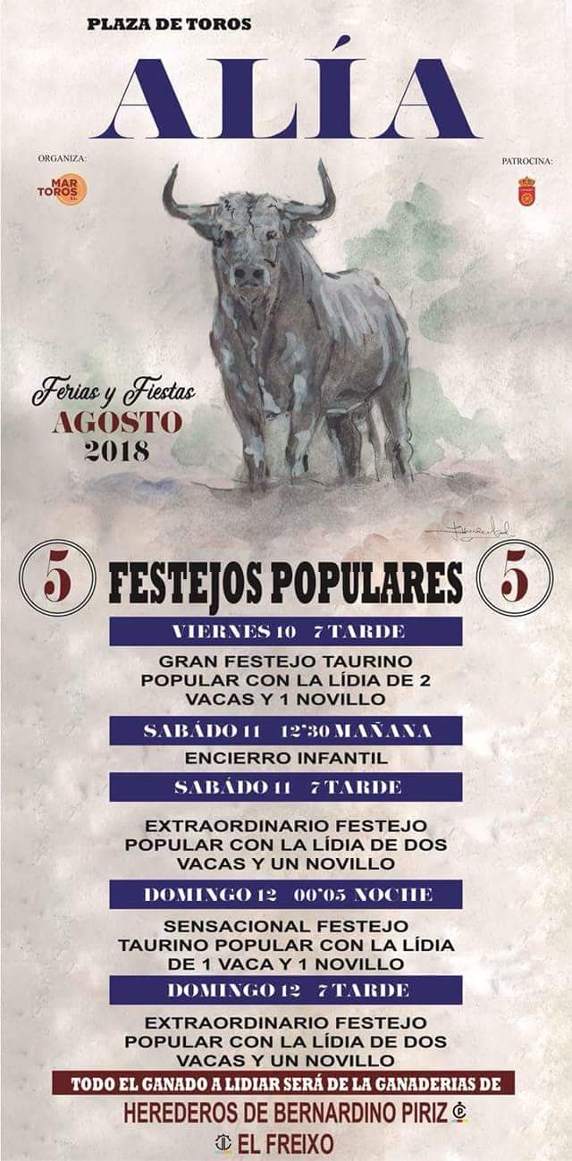 Festejos populares 2018 - Alía