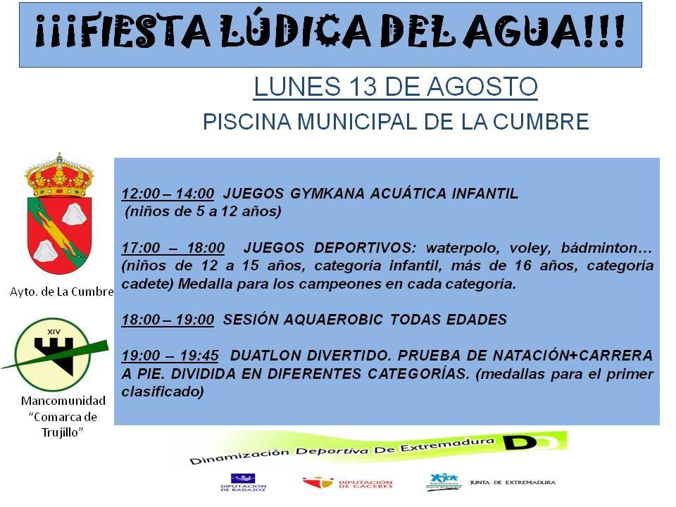 Fiesta lúdica del agua 2018 - La Cumbre