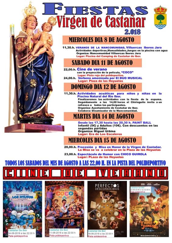 Fiestas Virgen de Castañar 2018 - Castañar de Ibor