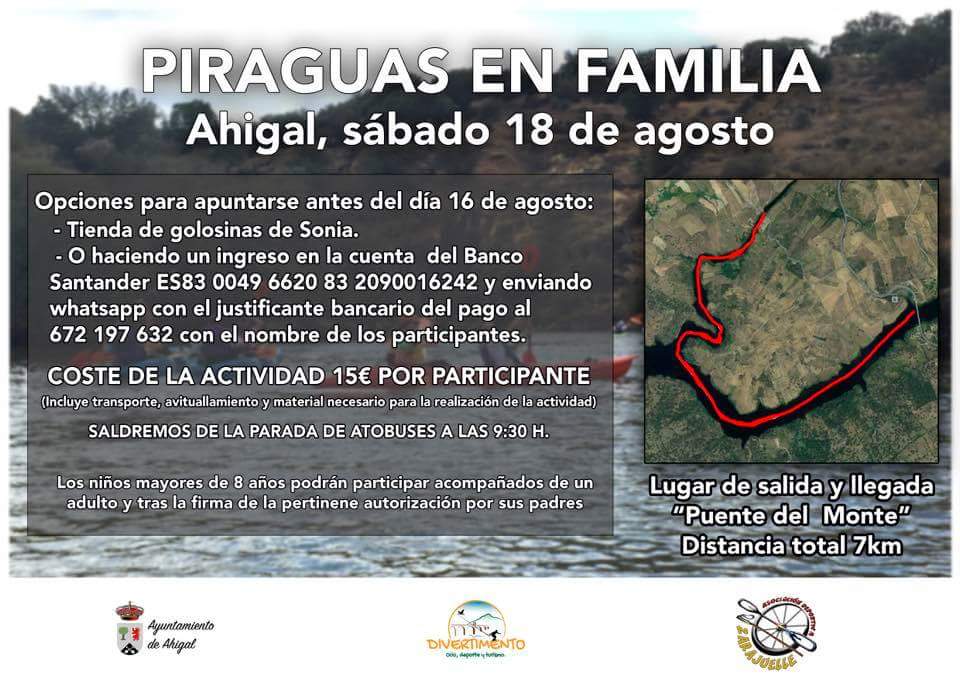 Piragüas en familia 2018 - Ahigal