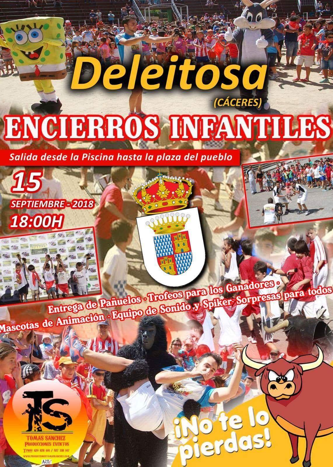 Encierros infantiles 2018 - Deleitosa (Cáceres)