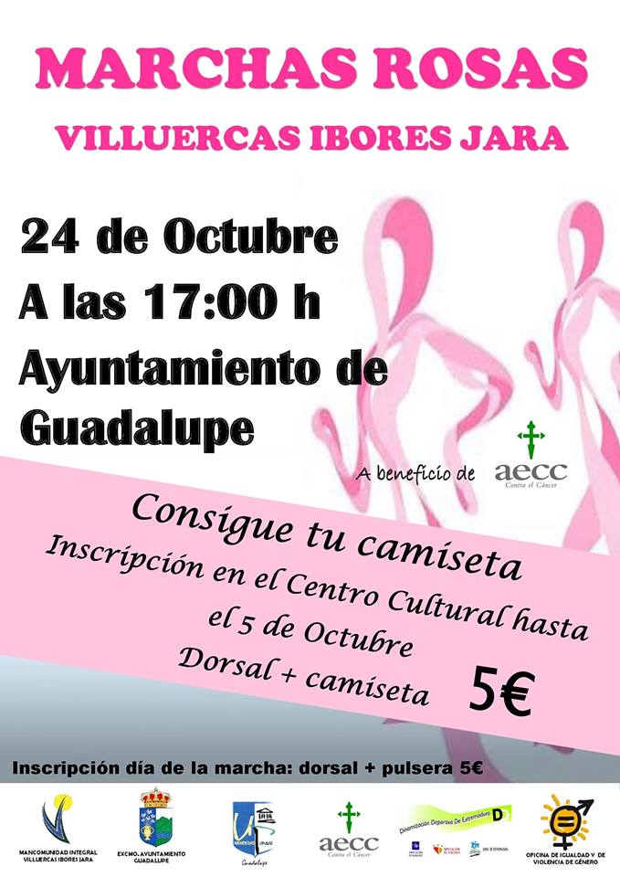 Marchas rosas 2018 - Guadalupe (Cáceres)