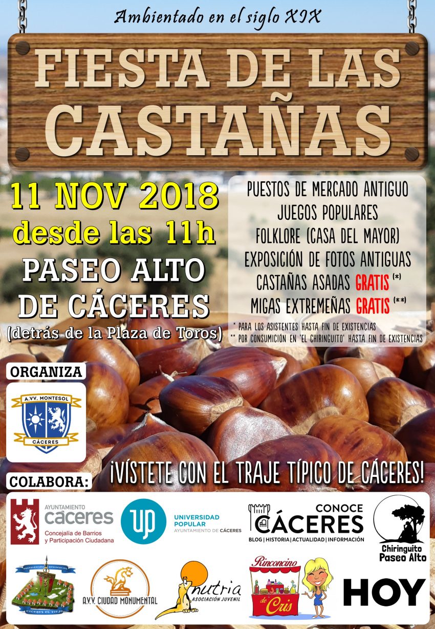Fiesta de las castañas 2018 - Cáceres