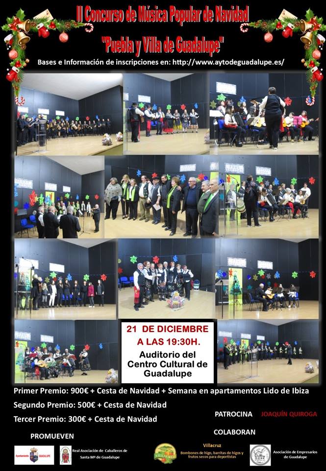 II Concurso de música popular de navidad - Guadalupe (Cáceres)