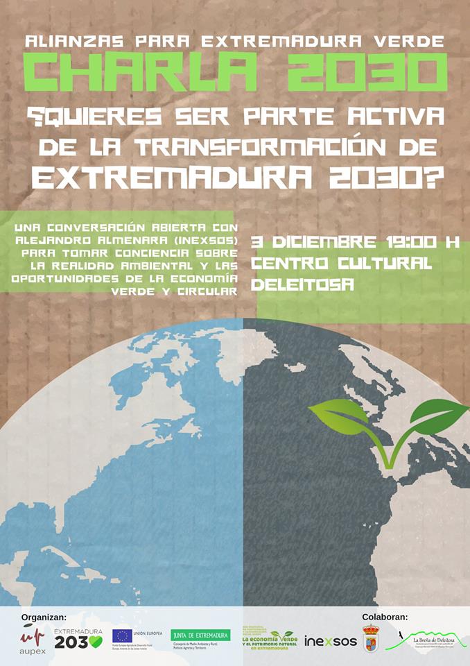 Charla 2030 Alianzas para Extremadura verde - Deleitosa (Cáceres)
