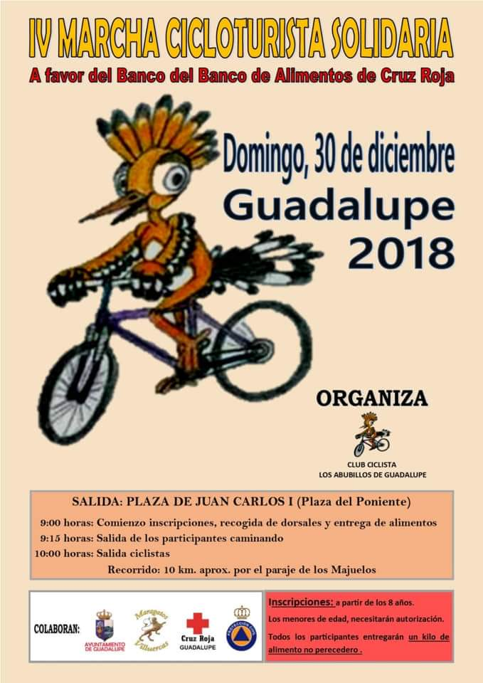 IV Marcha cicloturista solidaria - Guadalupe (Cáceres)