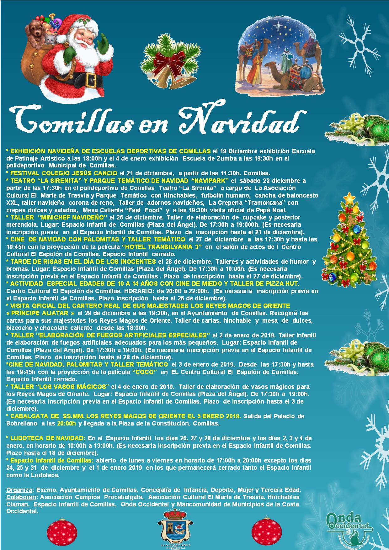 Programa de Navidad 2018 - Comillas (Cantabria)