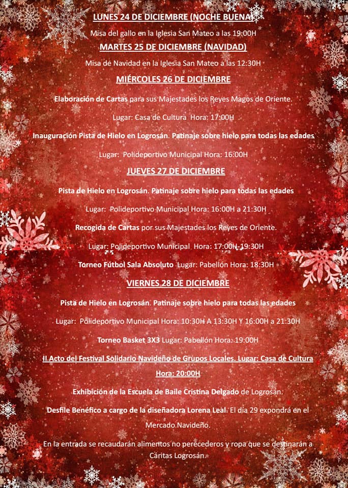 Programa de Navidad 2018 - Logrosán (Cáceres) 3