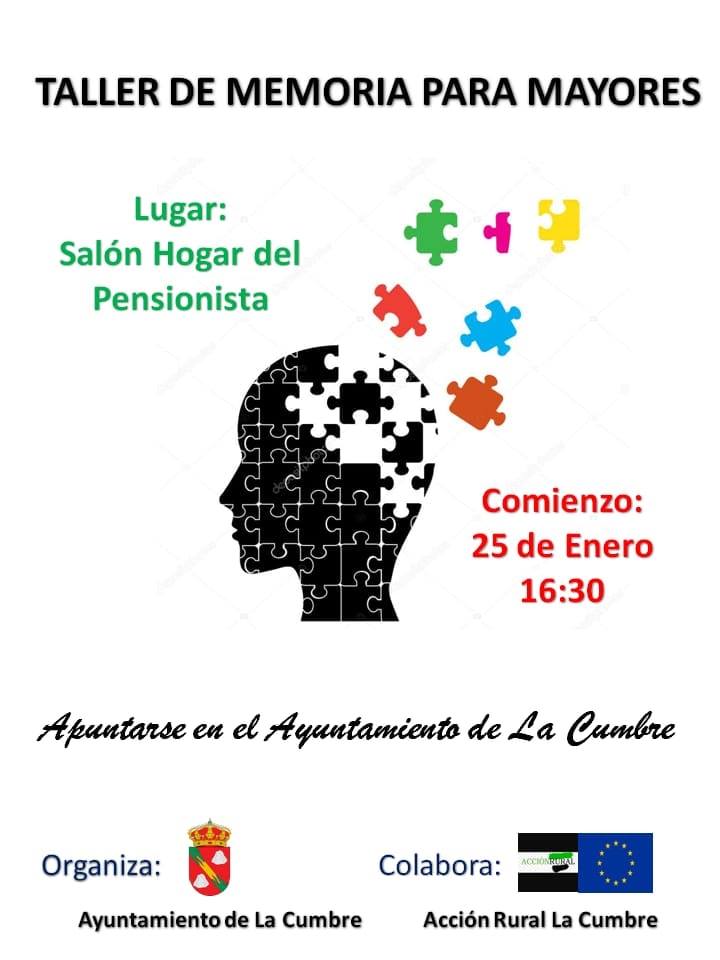 Taller de memoria para mayores 2019 - La Cumbre (Cáceres)