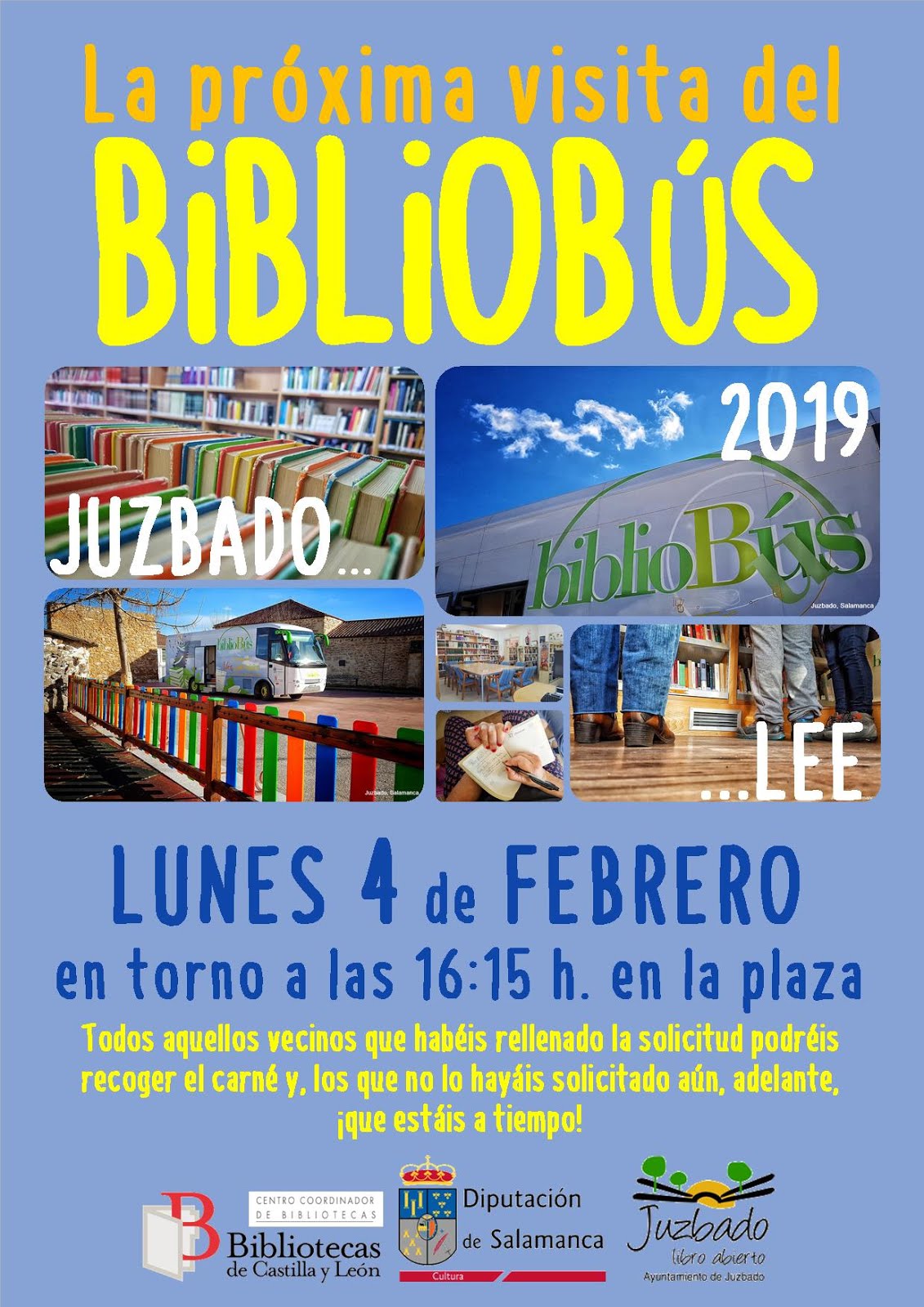Visita del bibliobús febrero 2019 - Juzbado (Salamanca)