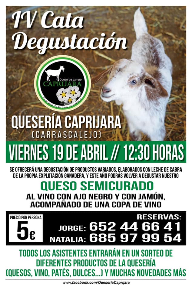 IV Cata degustación Quesería Caprijara - Carrascalejo (Cáceres)