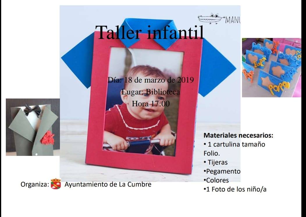 Taller infantil marzo 2019 - La Cumbre (Cáceres)