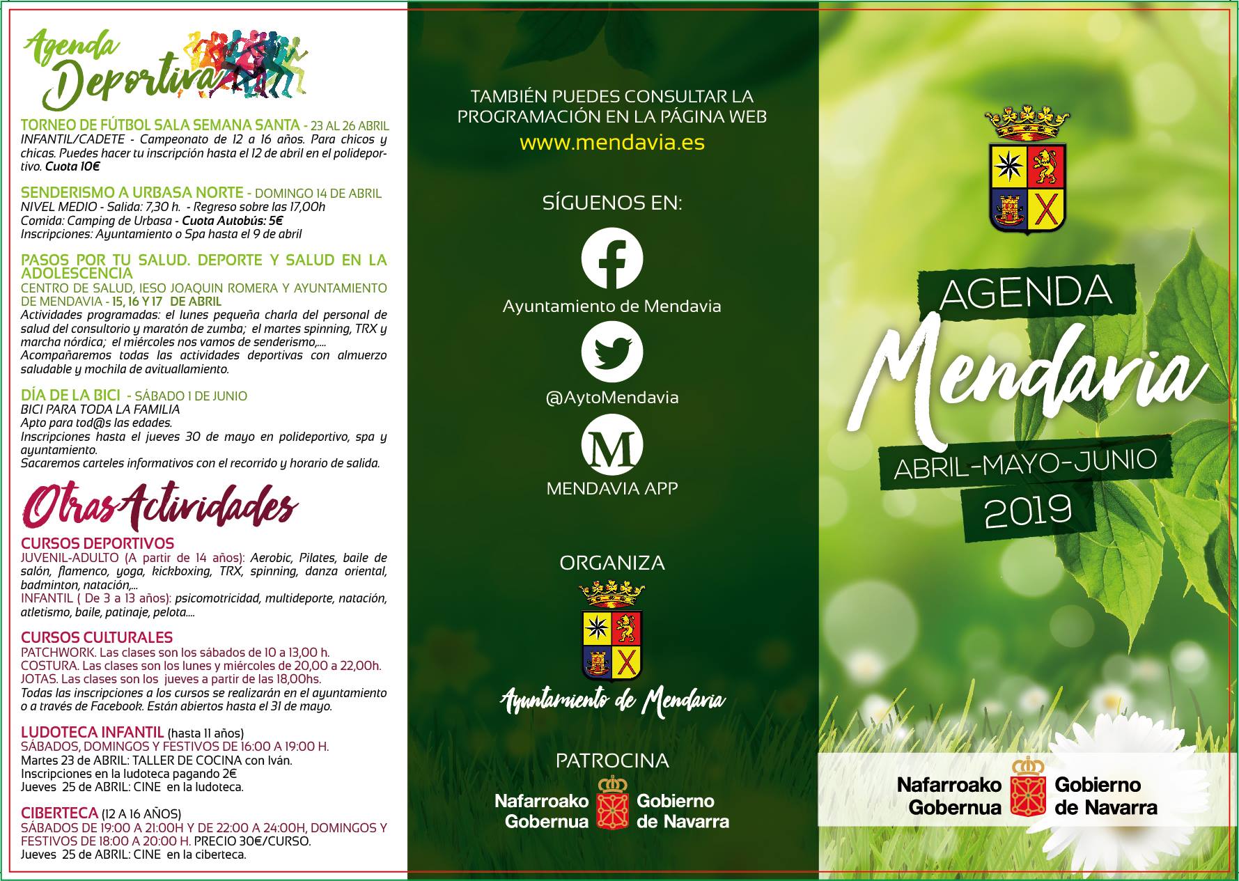 Agenda Abril-Mayo-Junio 2019 - Mendavia (Navarra) 1