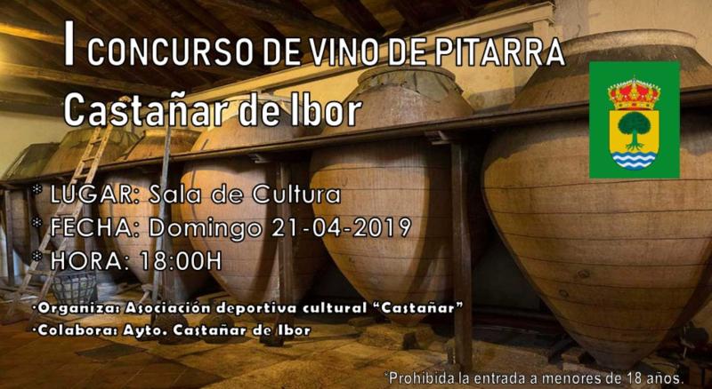 I Concurso de vino de pitarra - Castañar de Ibor (Cáceres)