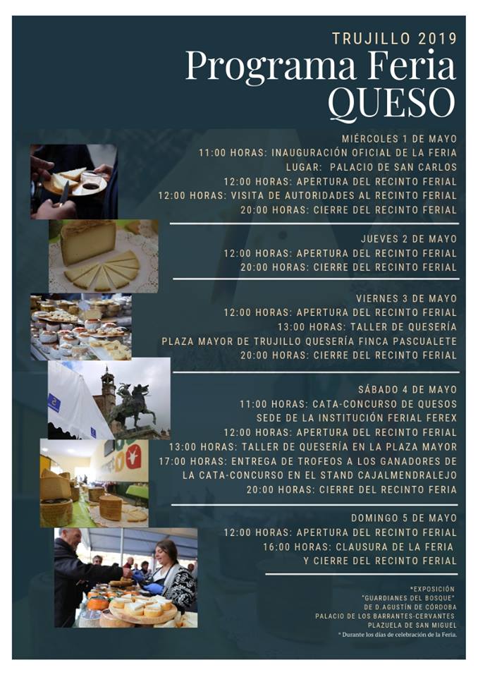 Programa de la feria del queso 2019 - Trujillo (Cáceres)