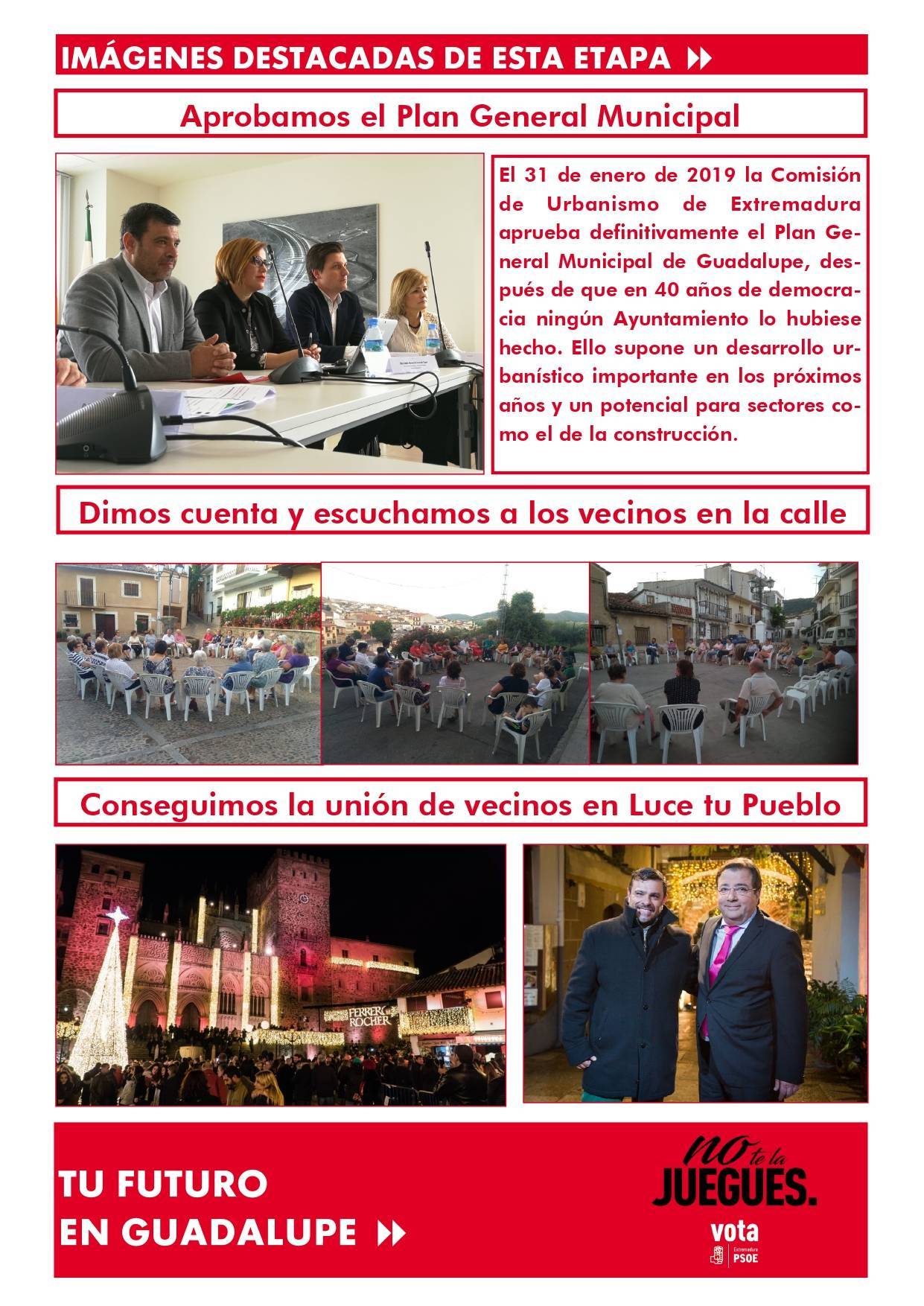 Boletín informativo de gestión municipal 2015-2019 - Guadalupe (Cáceres) 12