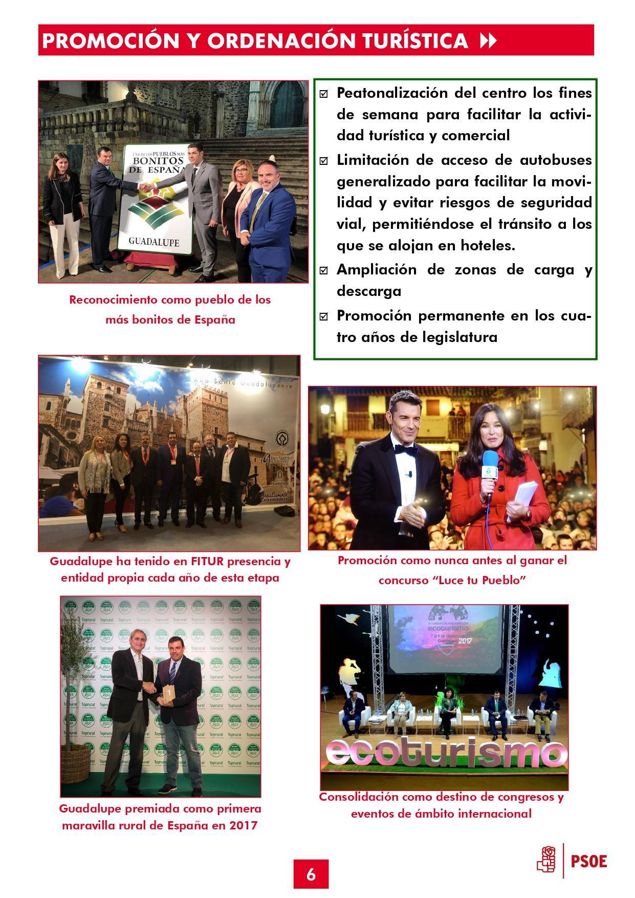 Boletín informativo de gestión municipal 2015-2019 - Guadalupe (Cáceres) 6