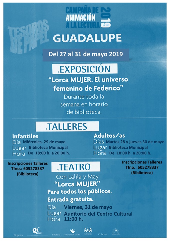 Campaña de animación a la lectura 2019 - Guadalupe (Cáceres)