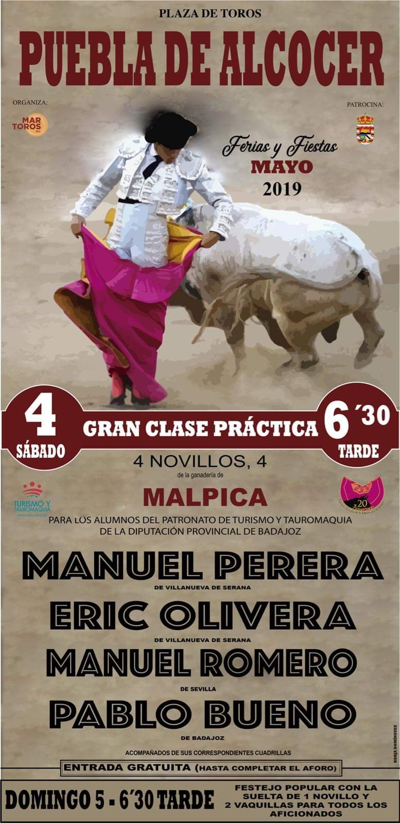 Ferias y fiestas mayo 2019 - Puebla de Alcocer (Badajoz)