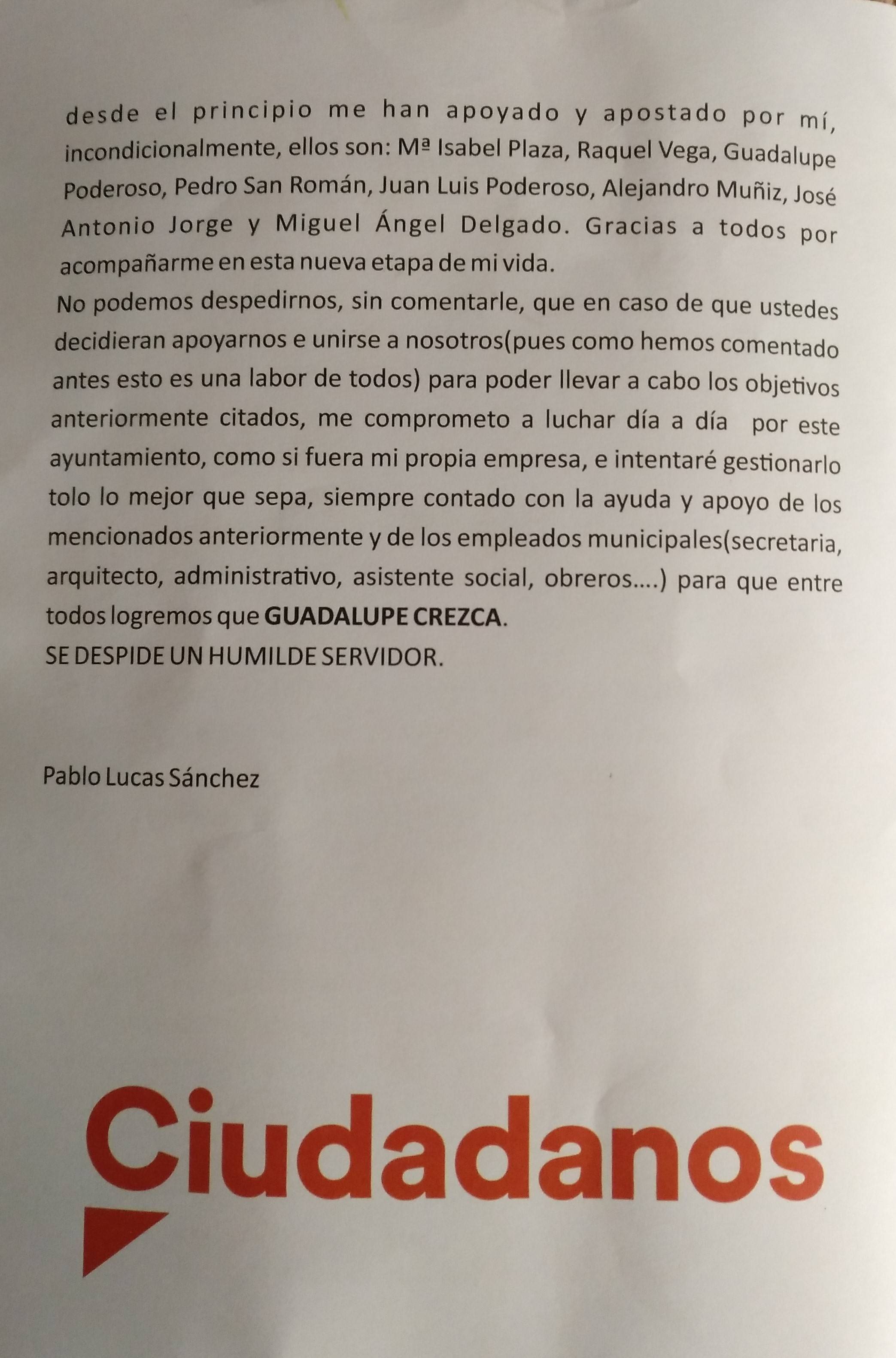 Programa electoral Ciudadanos 2019 - Guadalupe (Cáceres) 4