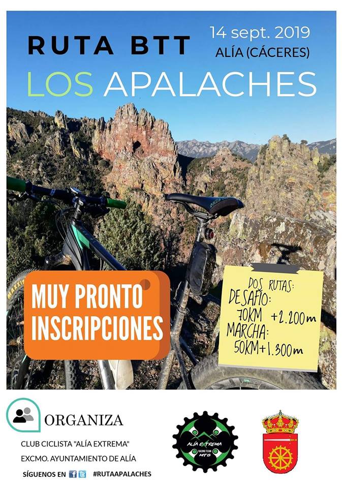 Ruta BTT Los Apalaches 2019 - Alía (Cáceres)