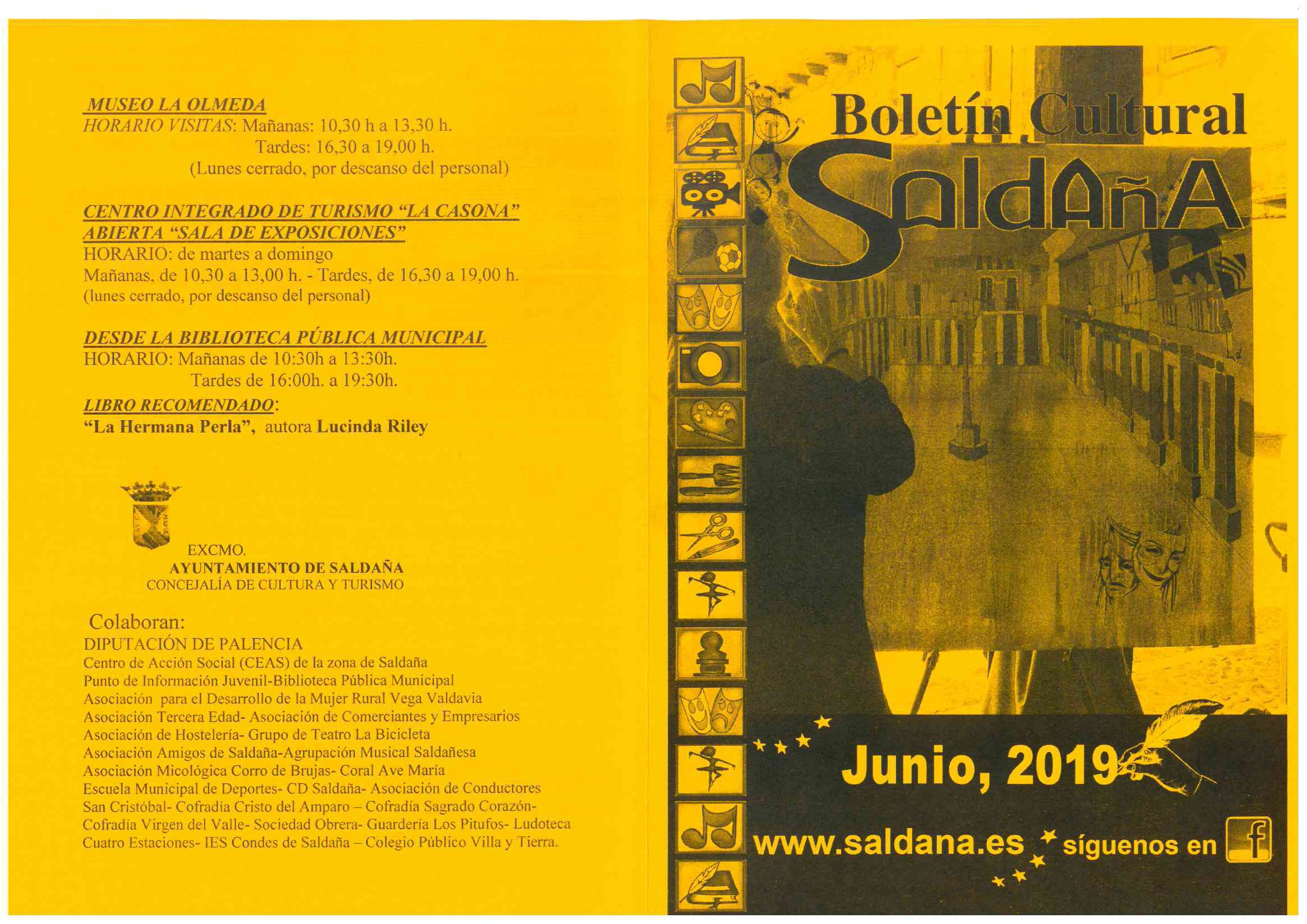 Boletín cultural junio 2019 - Saldaña (Palencia) 1